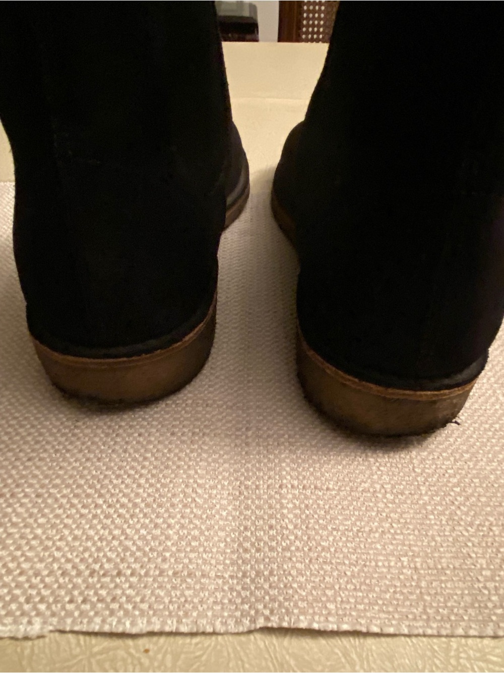 Men's Saint Laurent Black Suede Chelsea Boots - Picture 4 of 7